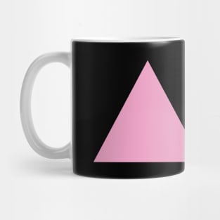 Pink triangle Mug